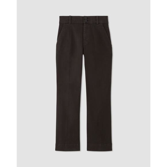 Everlane The Organic Kick Flare Pant in Black 8 NWT - Picture 5 of 6